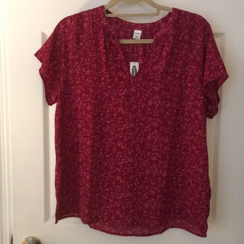 Old Navy floral blouse